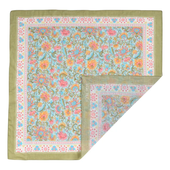Louise Misha Foulard Capucine Fleuri | Bleu