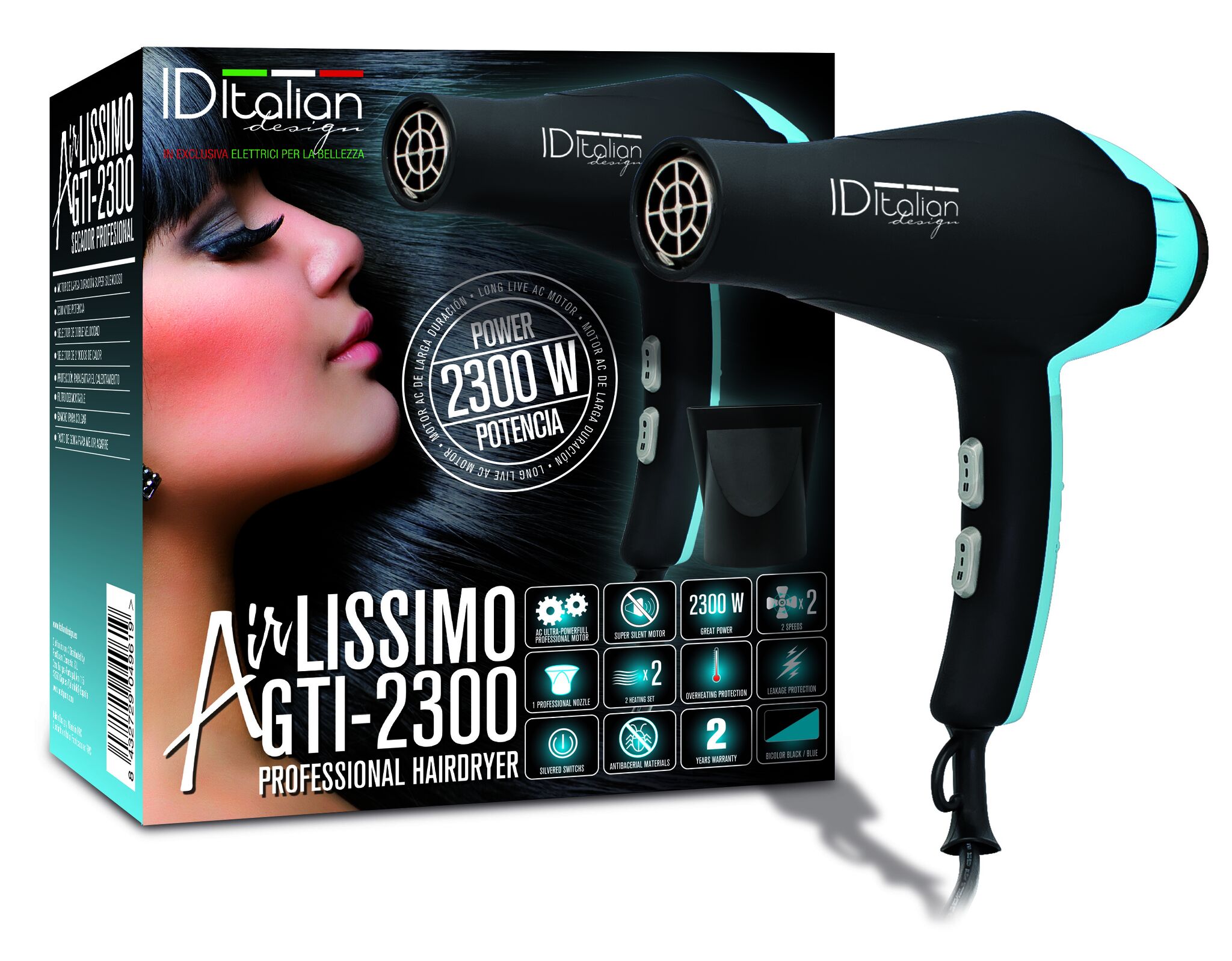 Italian Design GTI 2300 Airlissimo Hair dryer