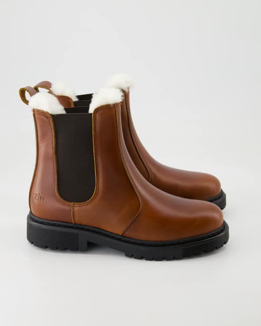 Zahira A7880-52 Chelsea Boots in Braun