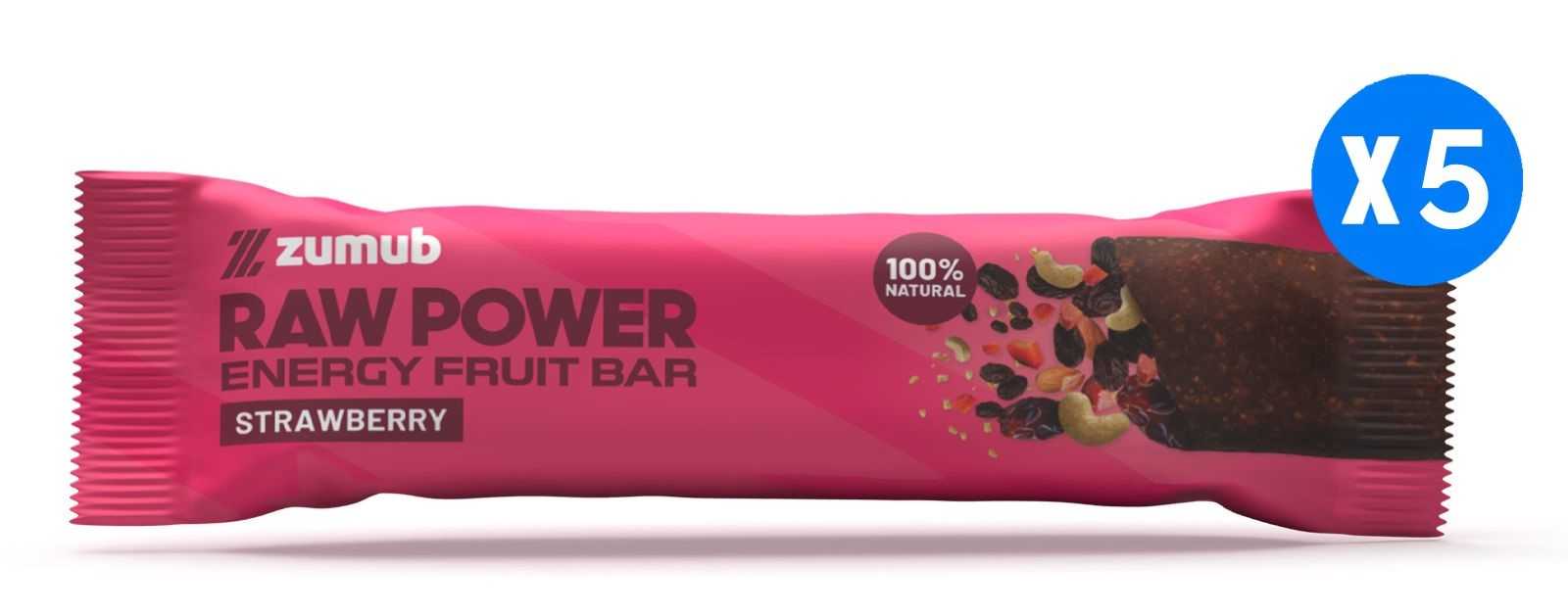 Barra de Energia de Frutas Zumub Raw Power 30g Café