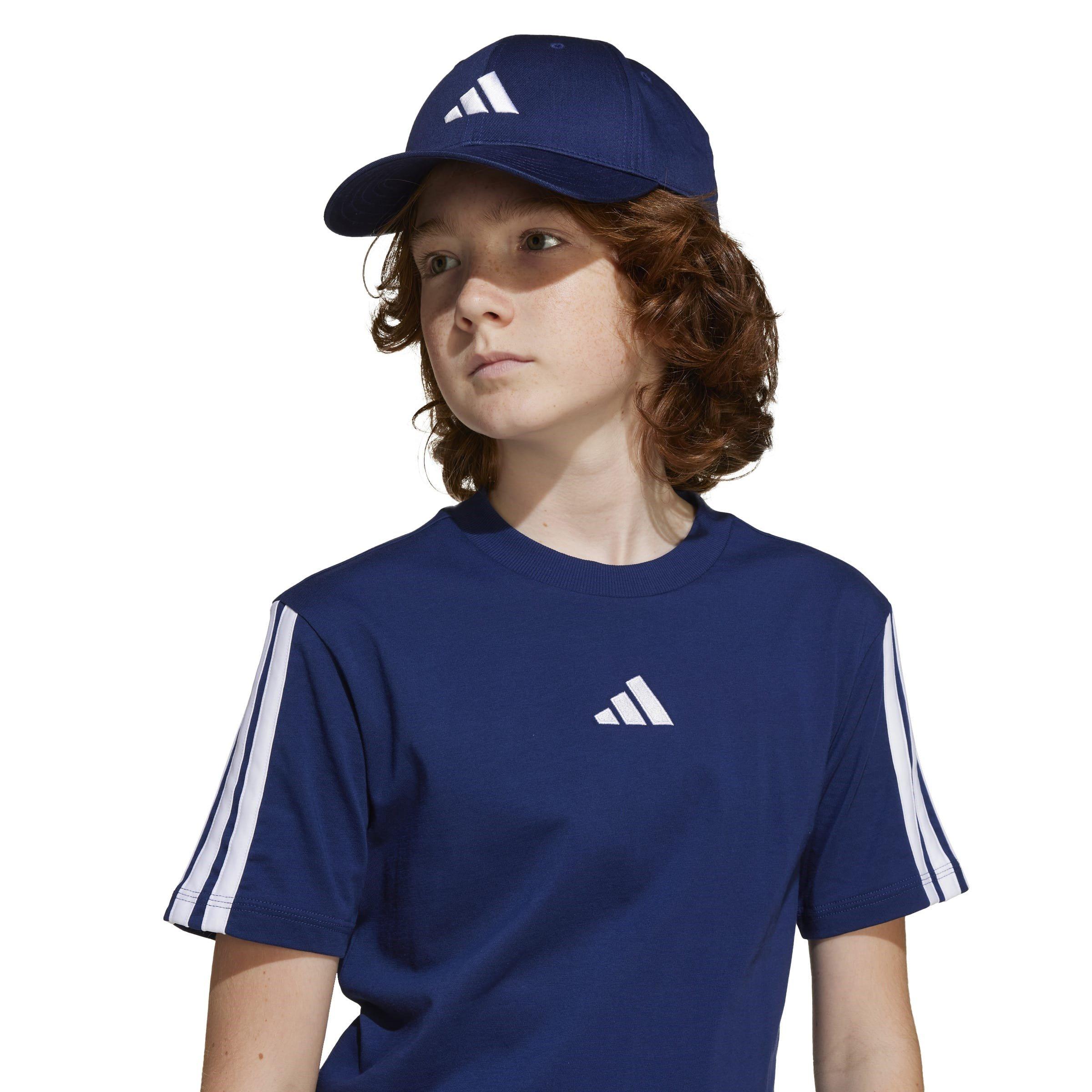 adidas 3 Stripe Essentials T-Shirt Junior