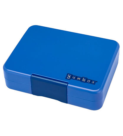 Yumbox Brotdose m. 3 Rum - Bento-Snack - Surf Blue/Rocket