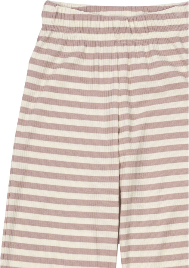 The New TNMoore Wide Rib Pants Adobe rose stripe