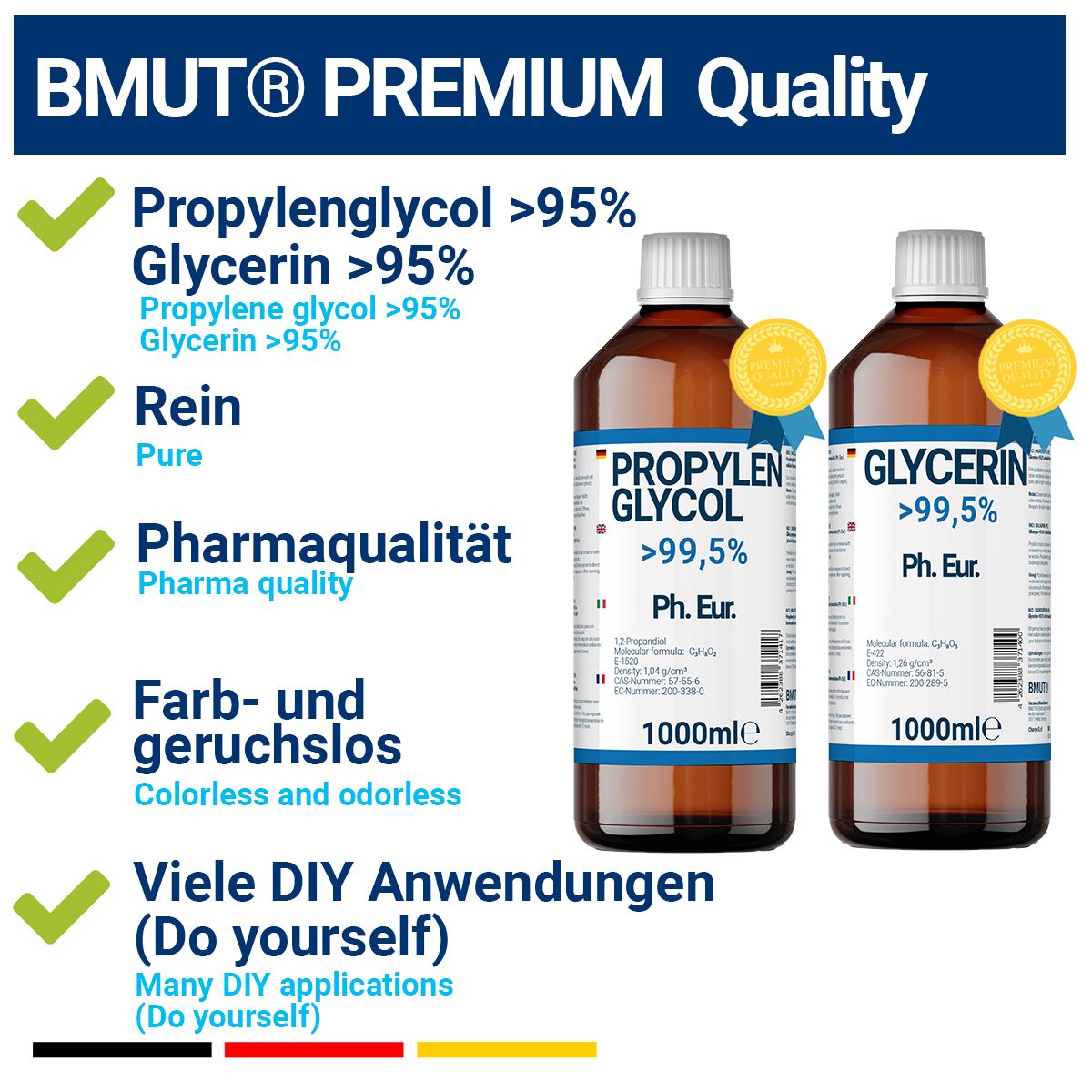 BMUT Glycerin + Propylenglycol >99,5%