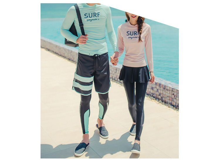 Sabbia - Matching rashguard met lange mouwen en print voor koppels