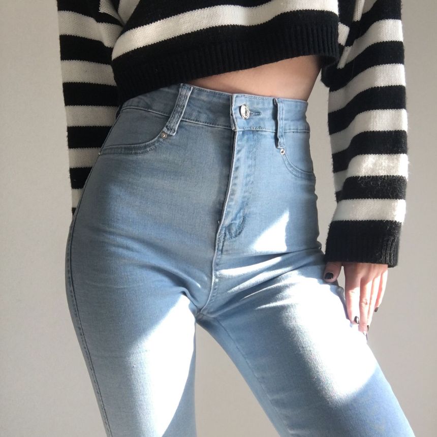 Notica - Skinny jeans met hoge taille