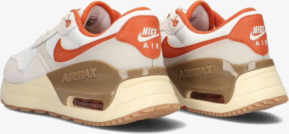 NIKE witte nike lage sneakers w nike air max system