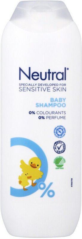 Neutral - Baby Shampoo - Parfumvrij - 0% Kleurstof - Dermatologisch Getest