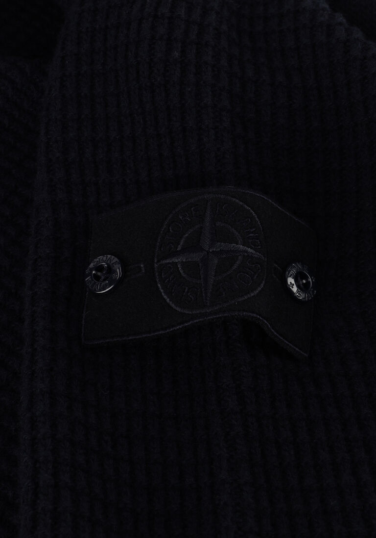 donkerblauwe stone island trui crew neck
