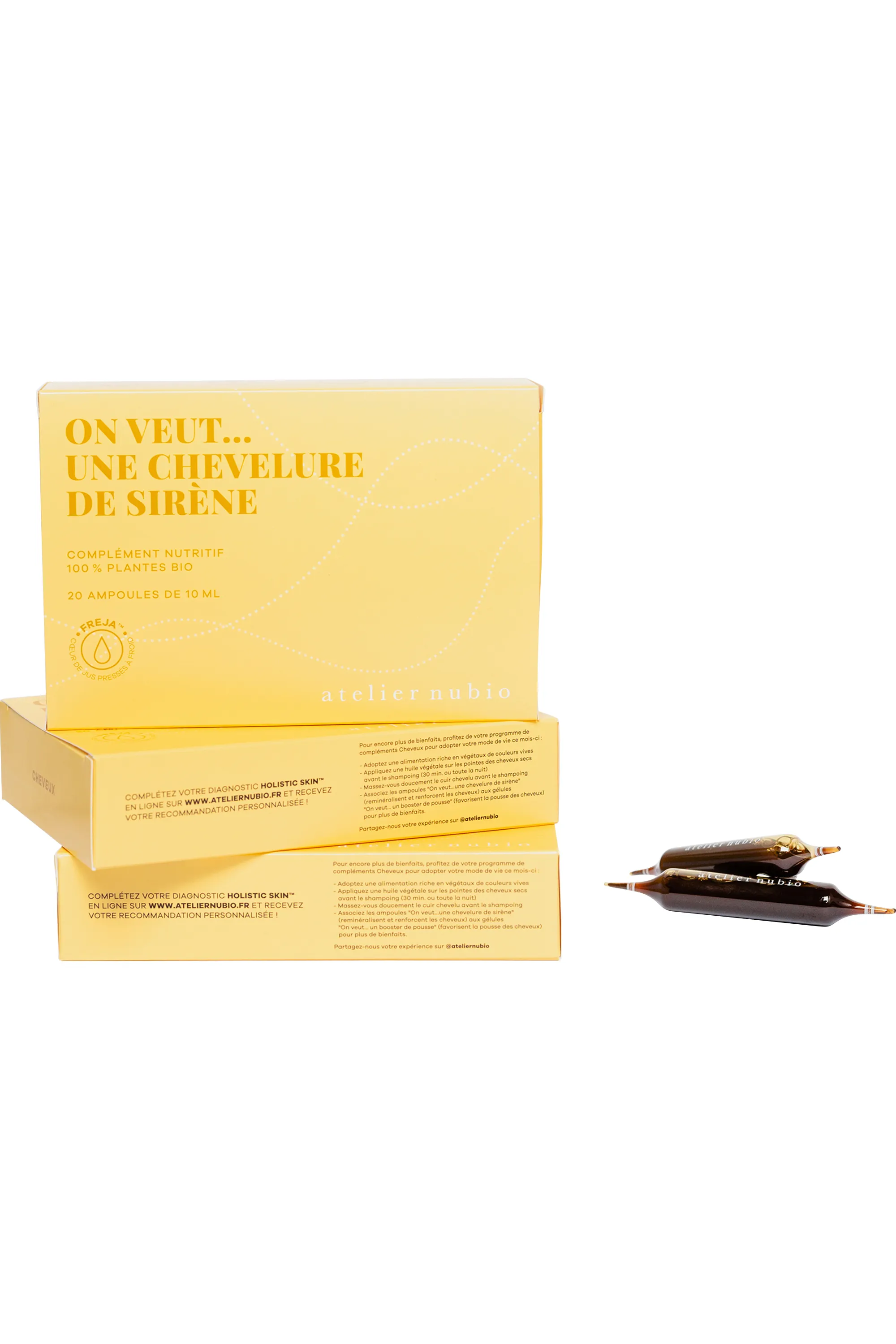 Atelier Nubio Compléments alimentaires boost cheveux « On veut…une chevelure de sirène »