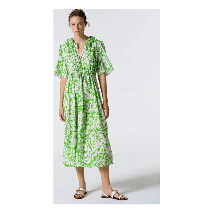Suzie Winkle Robe Dolores Fontana | Vert