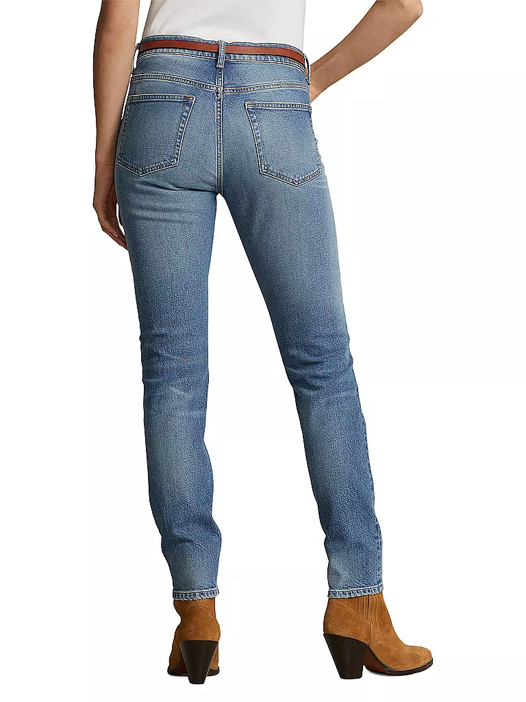 POLO RALPH LAUREN Jeans Skinny Fit 7/8 hellblau