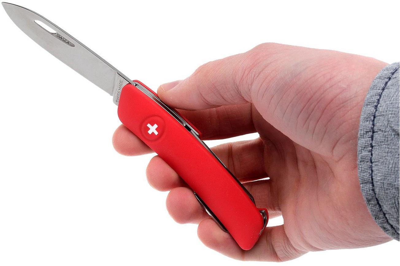 Swiza D02 Zwitsers zakmes, rood