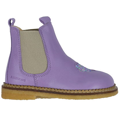 Angulus Stiefel - Chelsea - Flieder/Confetti Glitter