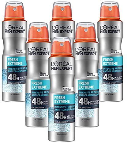L'Oréal Men Expert - Fresh - Deospray - 150 ml - Alcoholvrij