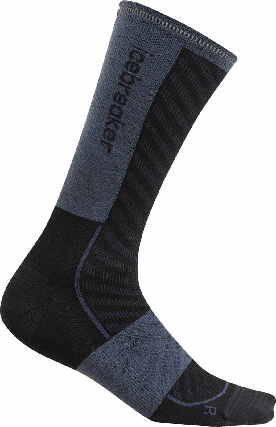Merino Blend Run  Ultralight Crew Herre Black/Graphite