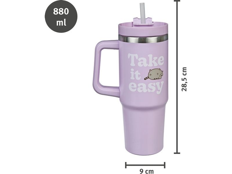 Undercover Trinkflasche Pusheen 880 ml Isolierbecher