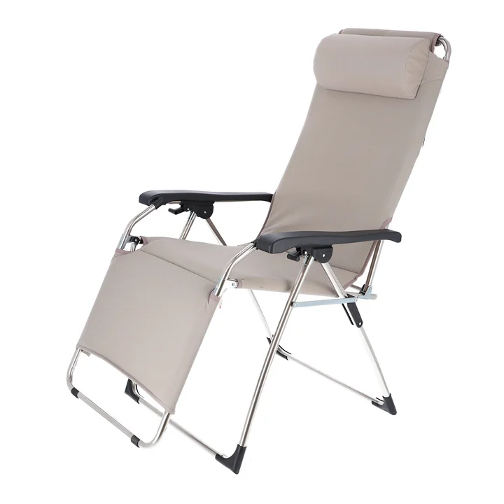 Fiam - Amida Soft Relaxliege, Aluminium / taupe