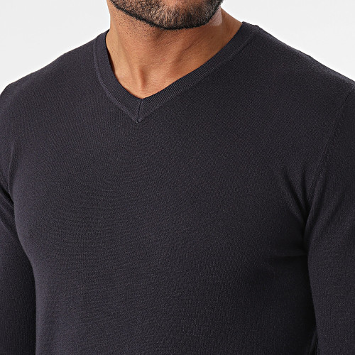 Pull Col V S2005 Bleu Marine