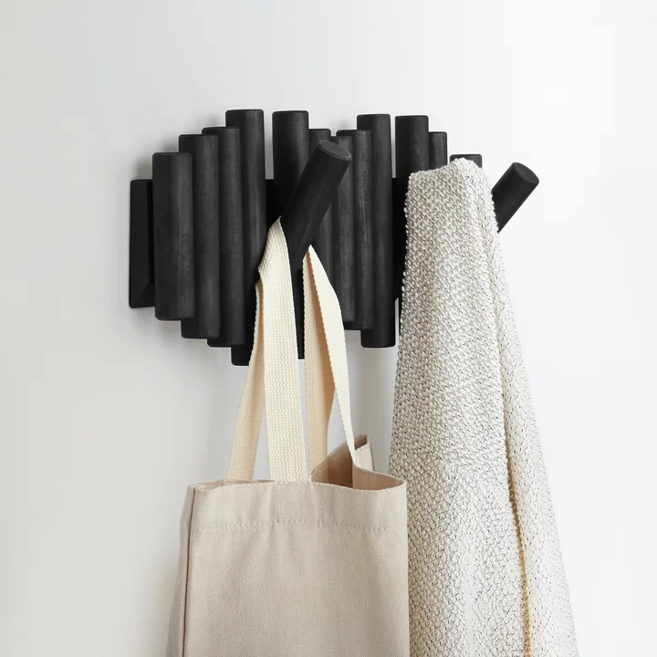 Umbra - Picket Wandgarderobe, Kiefer schwarz