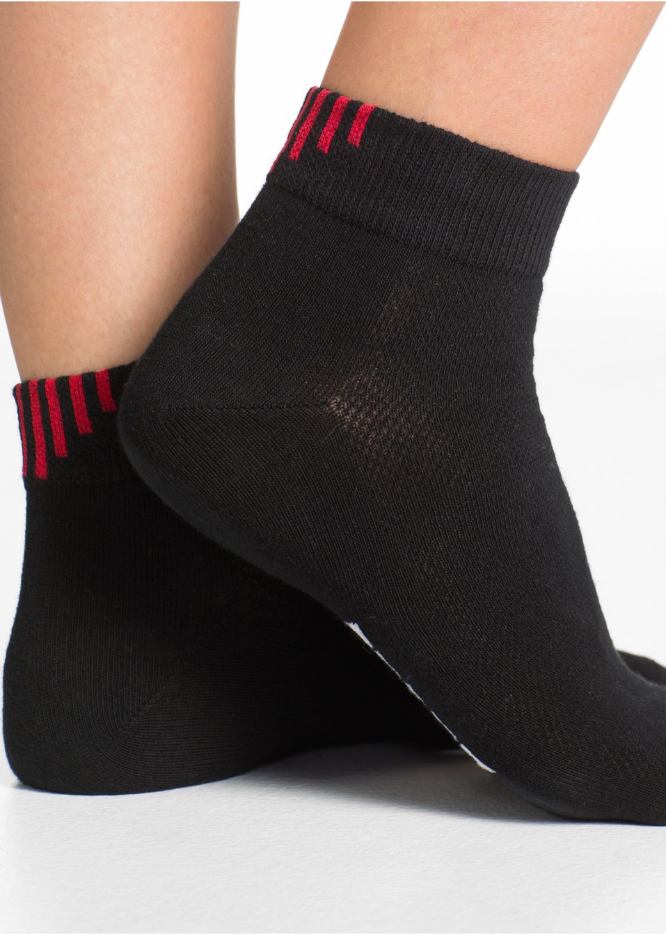 Lot de 5 paires de socquettes de sport avec inscription