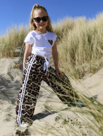 Heart & leopard set - bruin (verzenddatum 27 feb)