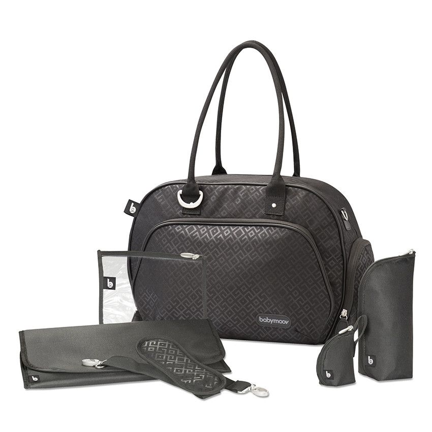 Sac à langer Trendy Bag - Noir - Doré