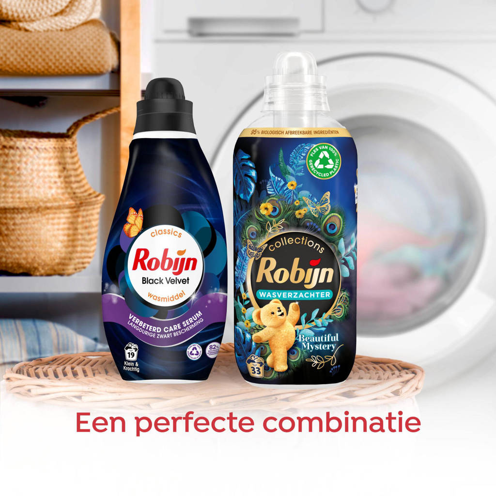 wasmiddel en wasverzachter pakket - Black Velvet + Beautiful Mystery - set van 5 - 60 wasbeurten