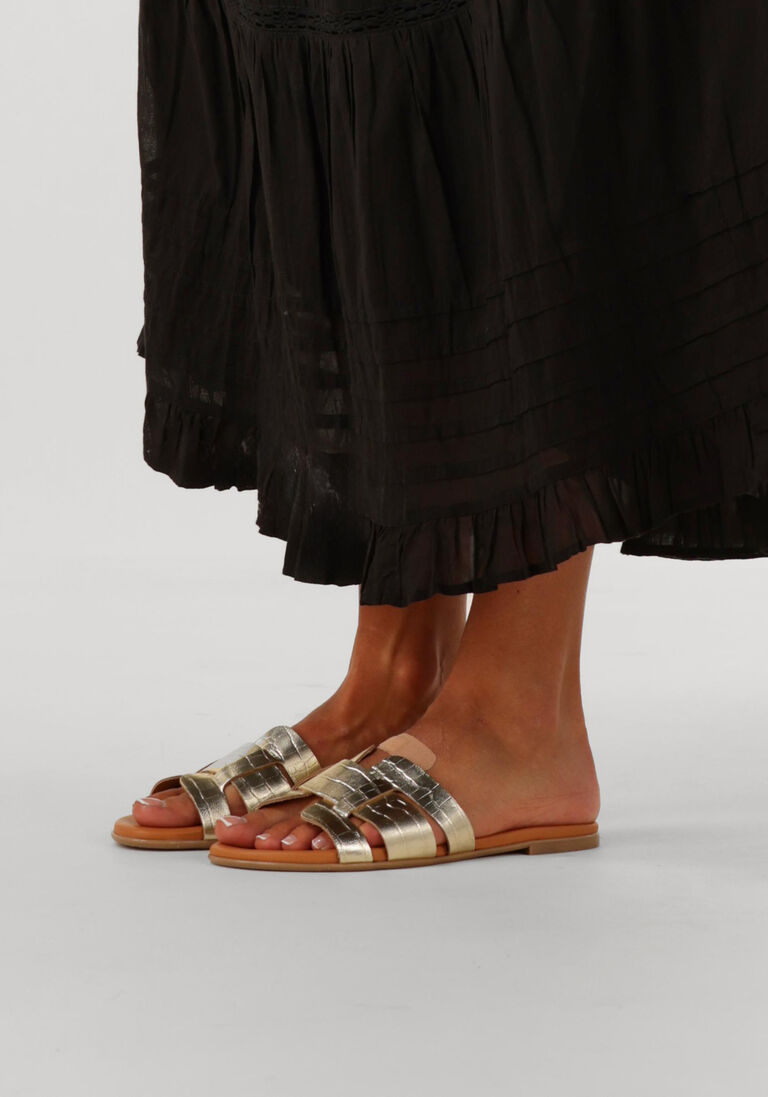 goudkleurig notre-v slippers 179874