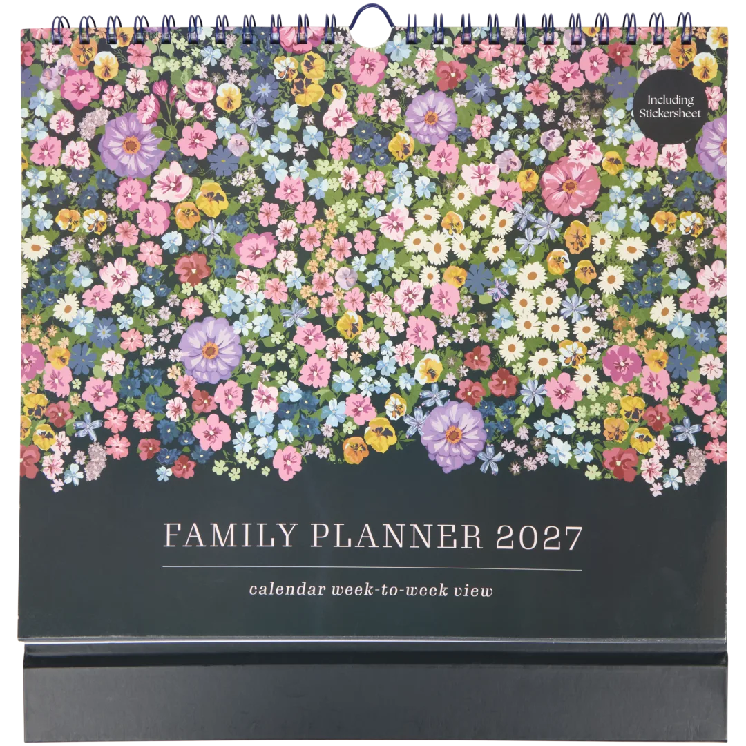 Planificateur hebdomadaire familial 2027