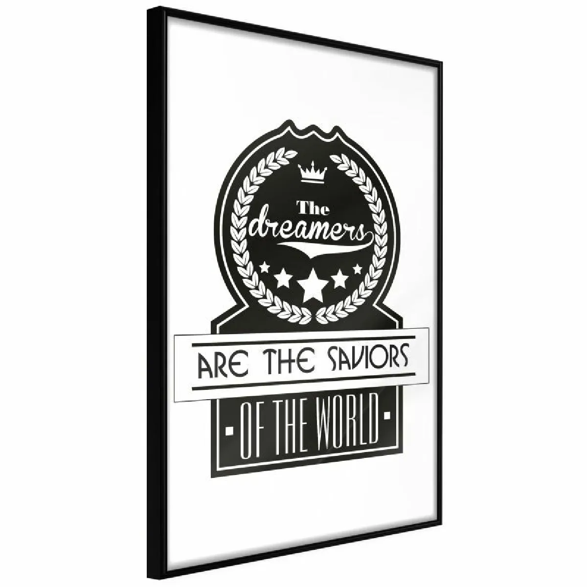 Paris Prix Affiche Dreamers - 20 x 30 cm - Noir