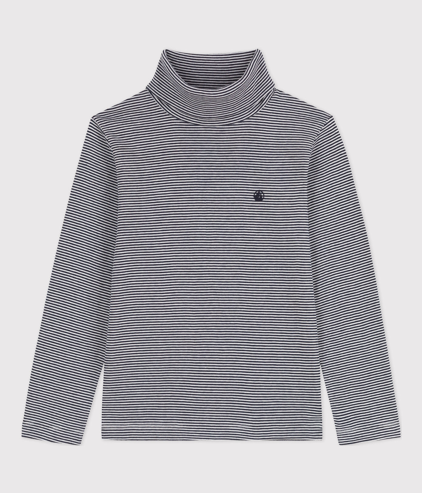 Sous-pull rayé en coton enfant fille / garçon