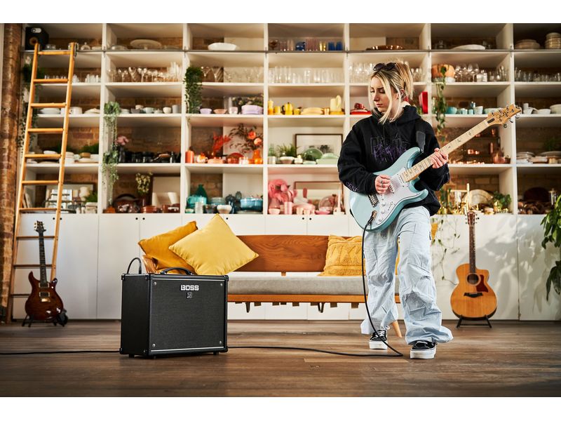 BOSS Combo KATANA-50 GEN 3 EX 50 Watt Modelling Combo Verstärker für E-Gitarre