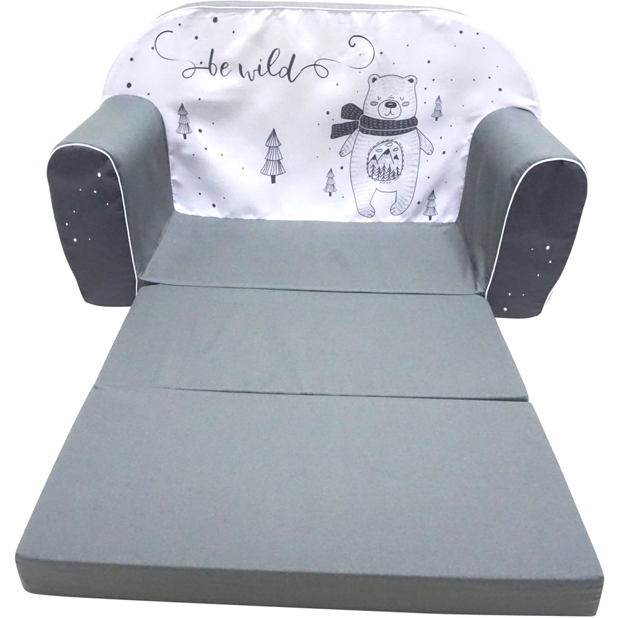 knorr toys® Kindersofa Bear grau
