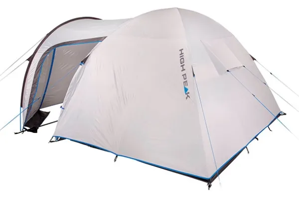 High Peak TESSIN 5.0 CLIMATE PROTECTION 80, Camping, Hård ramme, Kupel/Igloo telt, 5 person(er), 7,5 kg, Sort, Blå, Grå