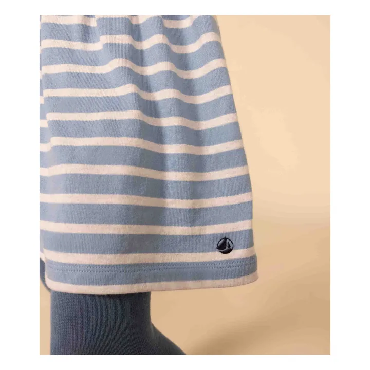 Petit Bateau Robe Jersey Rayée | Bleu