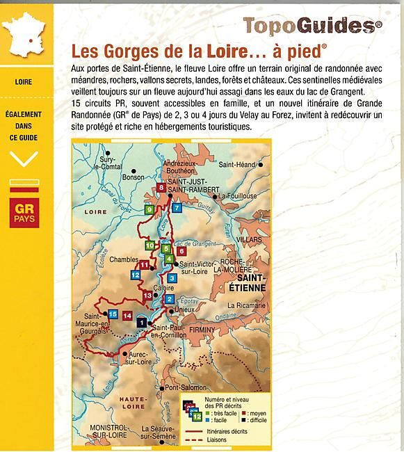 FFRP - P425 LES GORGES DE LA LOIRE A PIED FFRP