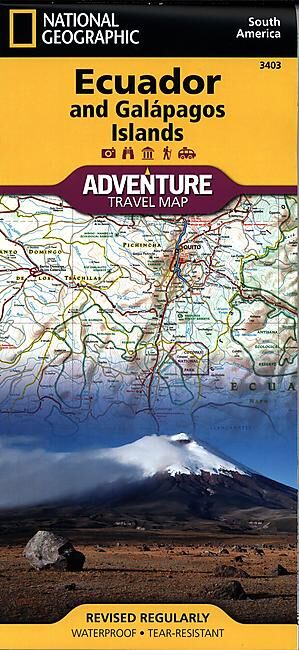 NATIONAL GEOGRAPHIC - 3403 ECUADOR GALAPAGOS ECHELLE 1 750 000