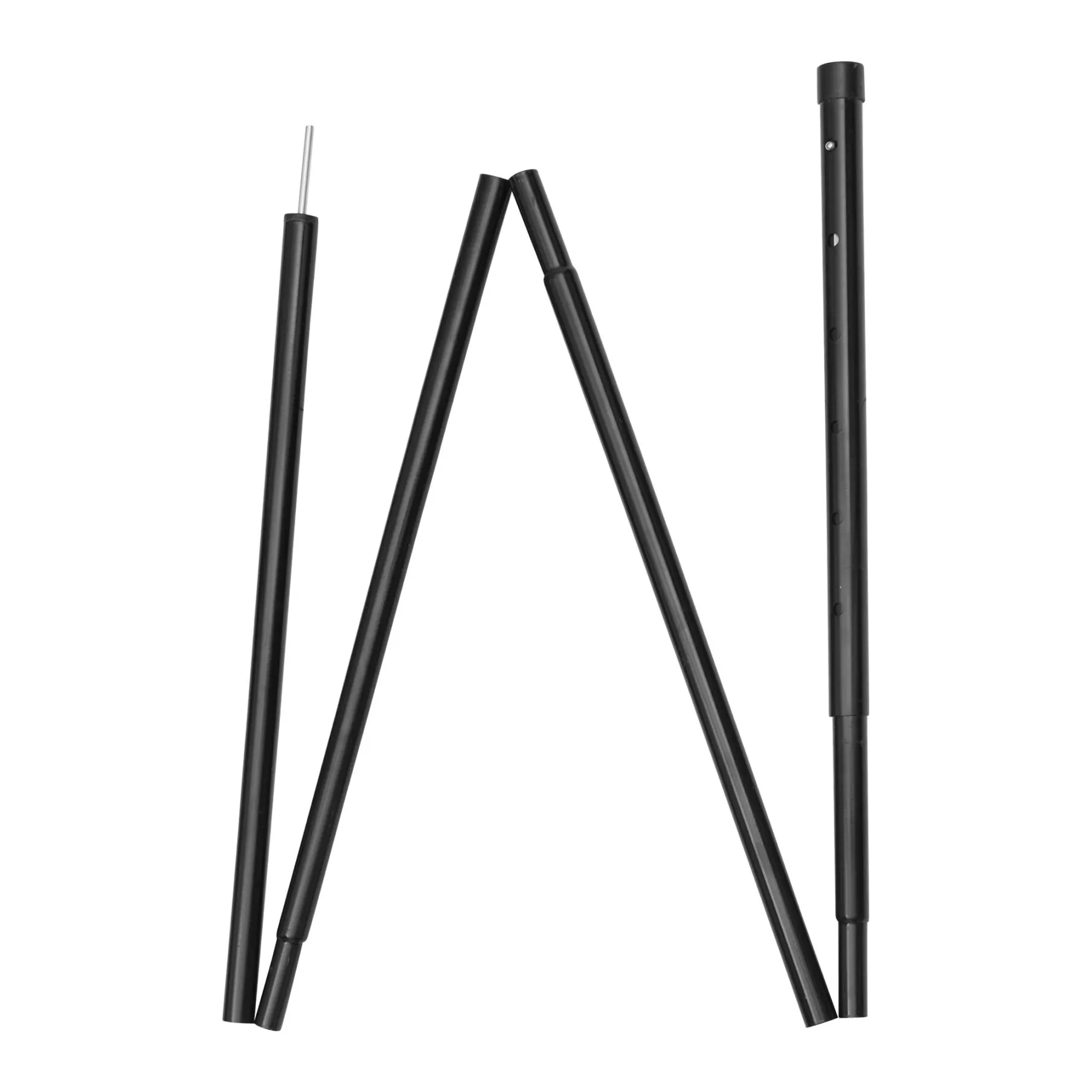 Sydvang Steel Tarp Pole 185-210 cm Black