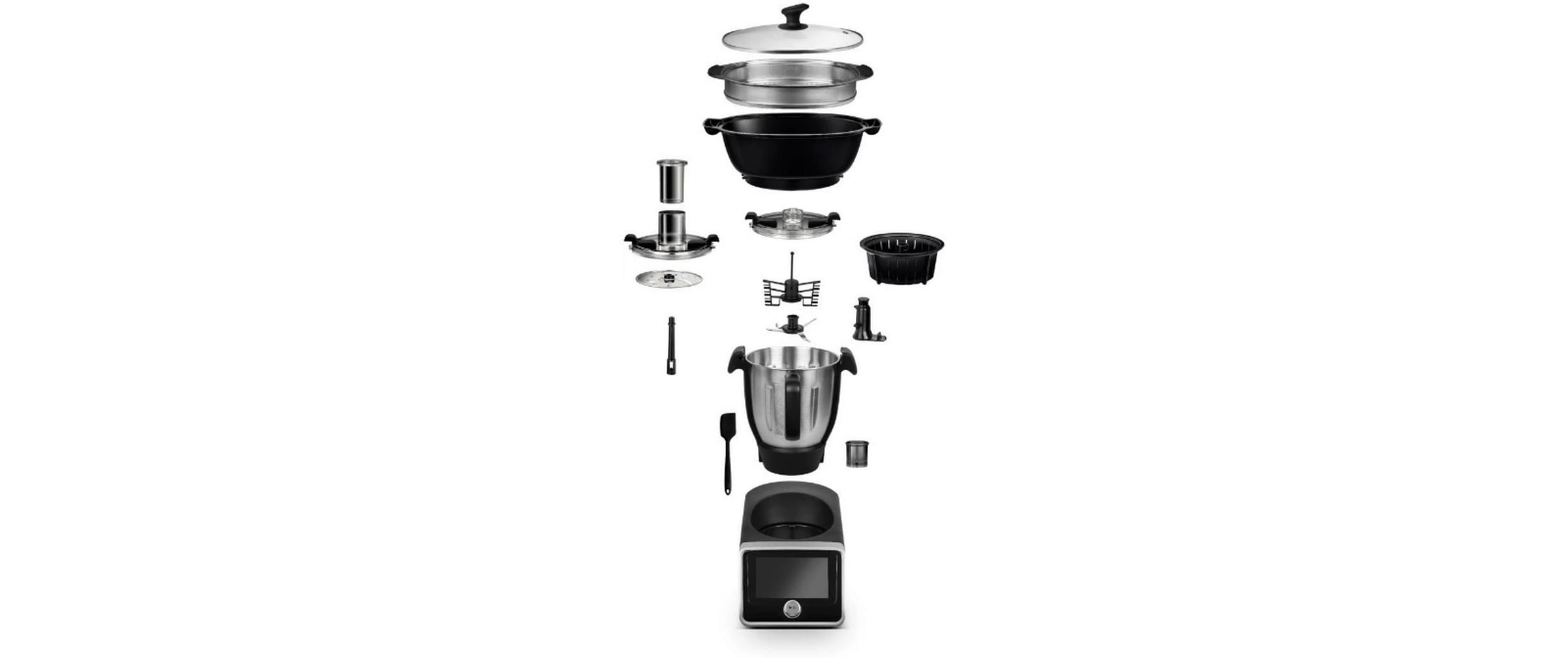 Küchenmaschine SCH-RBC-4501 Schwarz/Silber<br>Multifunktionaler Roboter