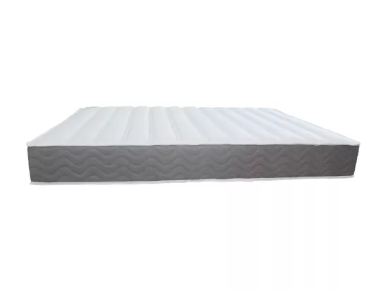 Ensemble 140 x 200 cm sommier coffre naturel clair + matelas mousse HD mémoire de forme et tissu 3D respirant ép.18cm - HEAVEN de YSMÉE