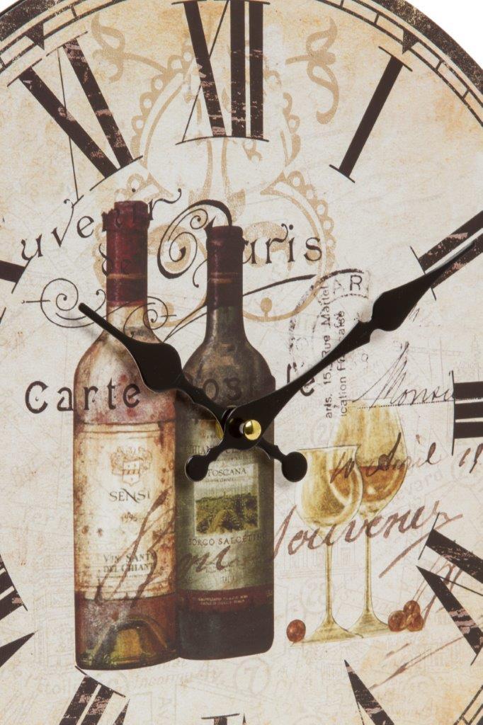 Wanduhr WALRAM - mehrfarbig - 33,8 cm