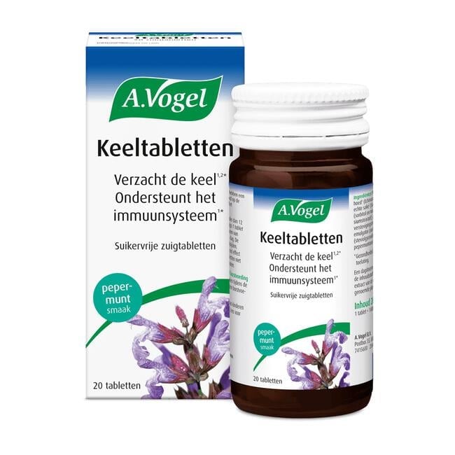 A.Vogel Keeltabletten Verzacht De Keel1,2* Zuigtabletten 20 stuks