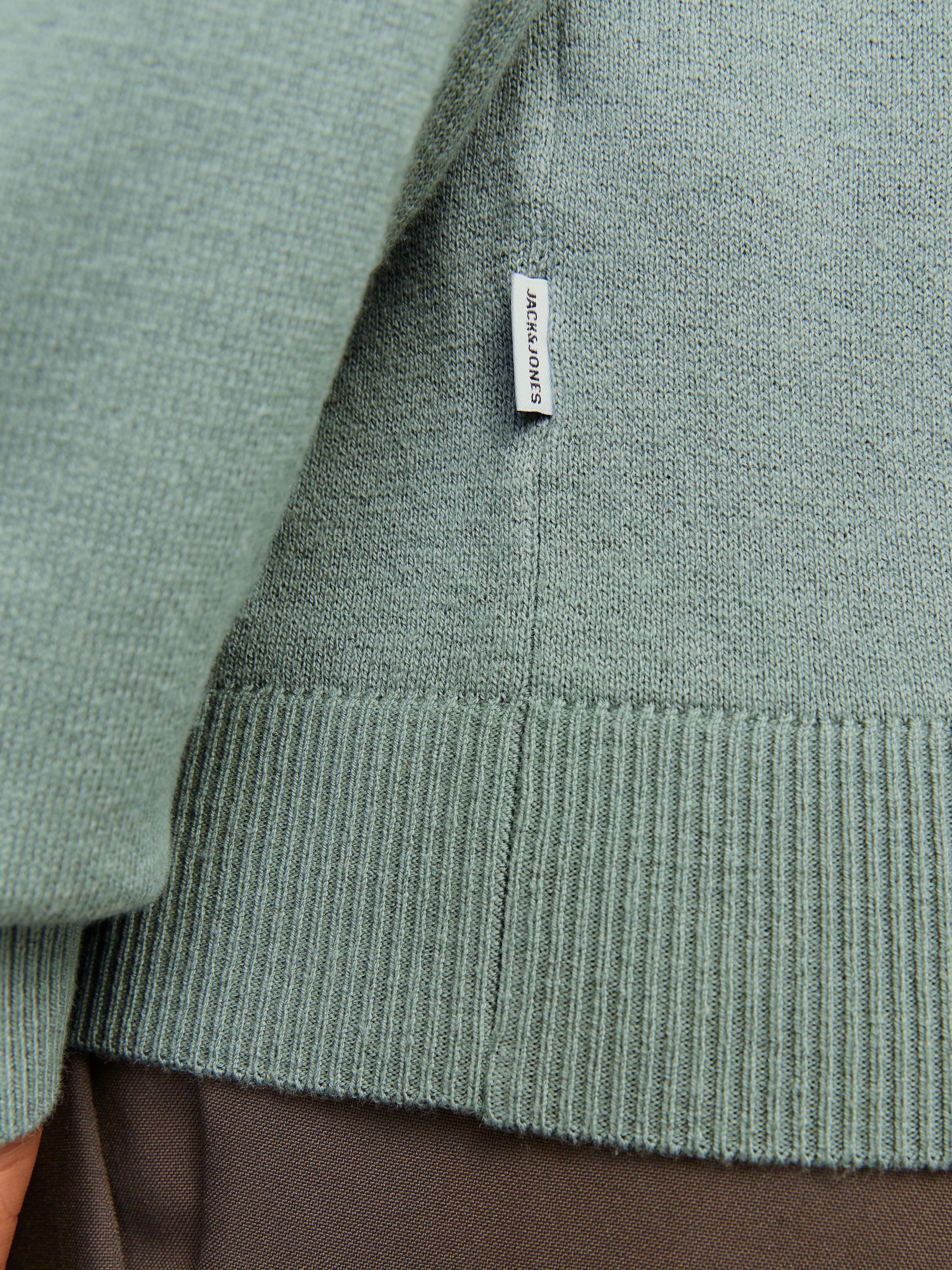 Jack & Jones Troyer »JJEEMIL KNIT HALF ZIP NOOS«, mit Rippbündchen