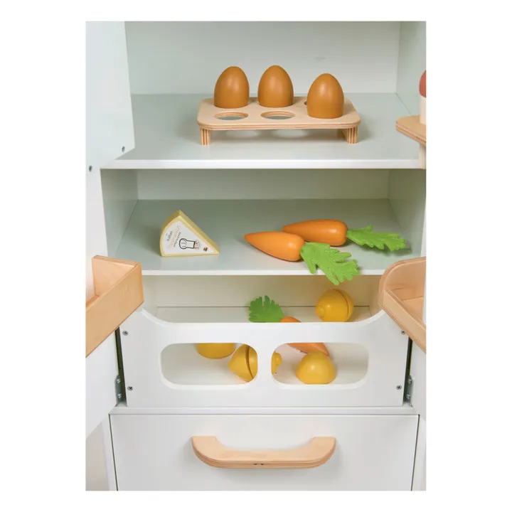 Tender Leaf Toys Réfrigérateur et ses accessoires en bois