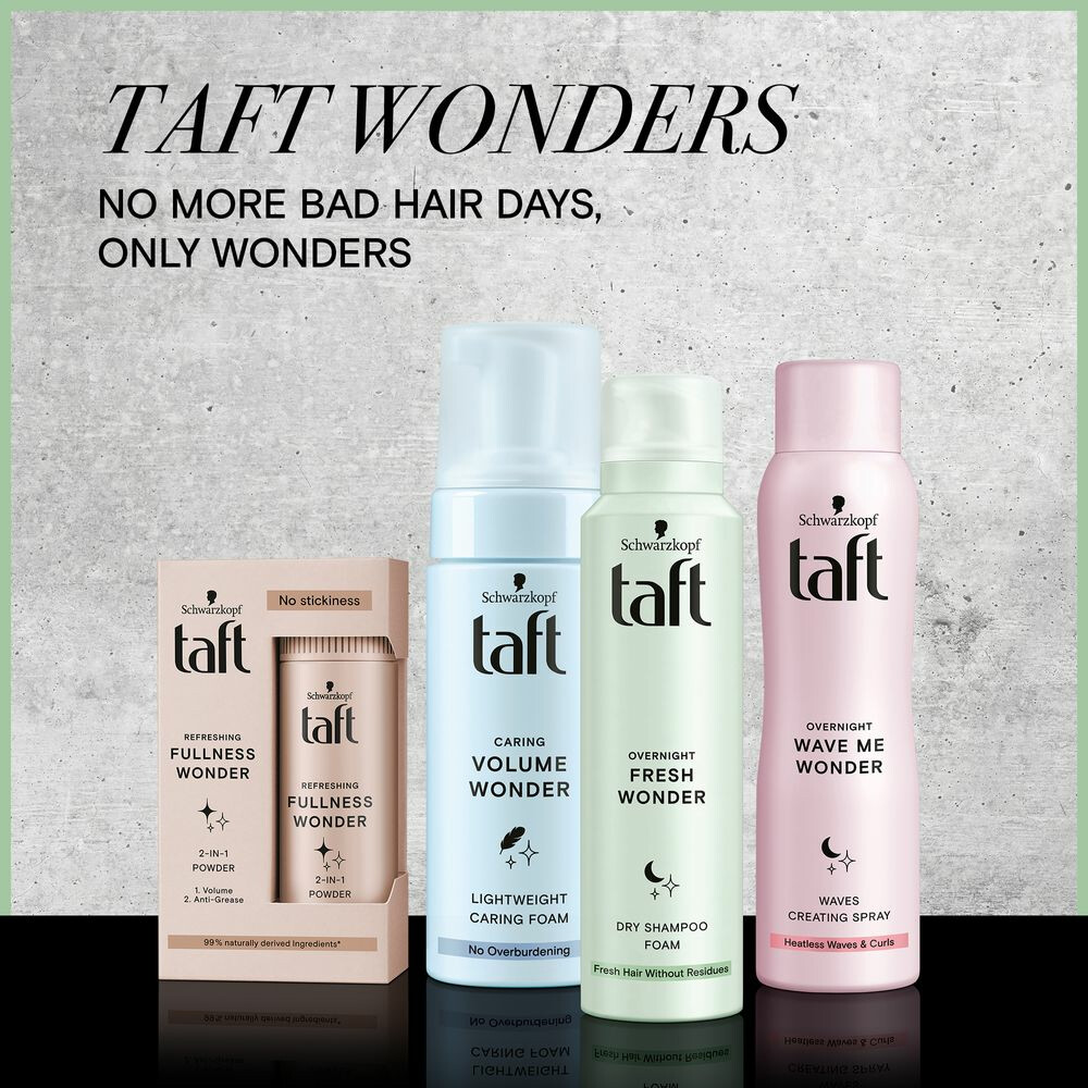 Taft Droogshampoo Overnight Fresh Wonders150 ml