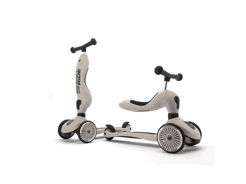 Scoot and Ride Scooter Highwaykick 1 Ash Scooter mit Sitz