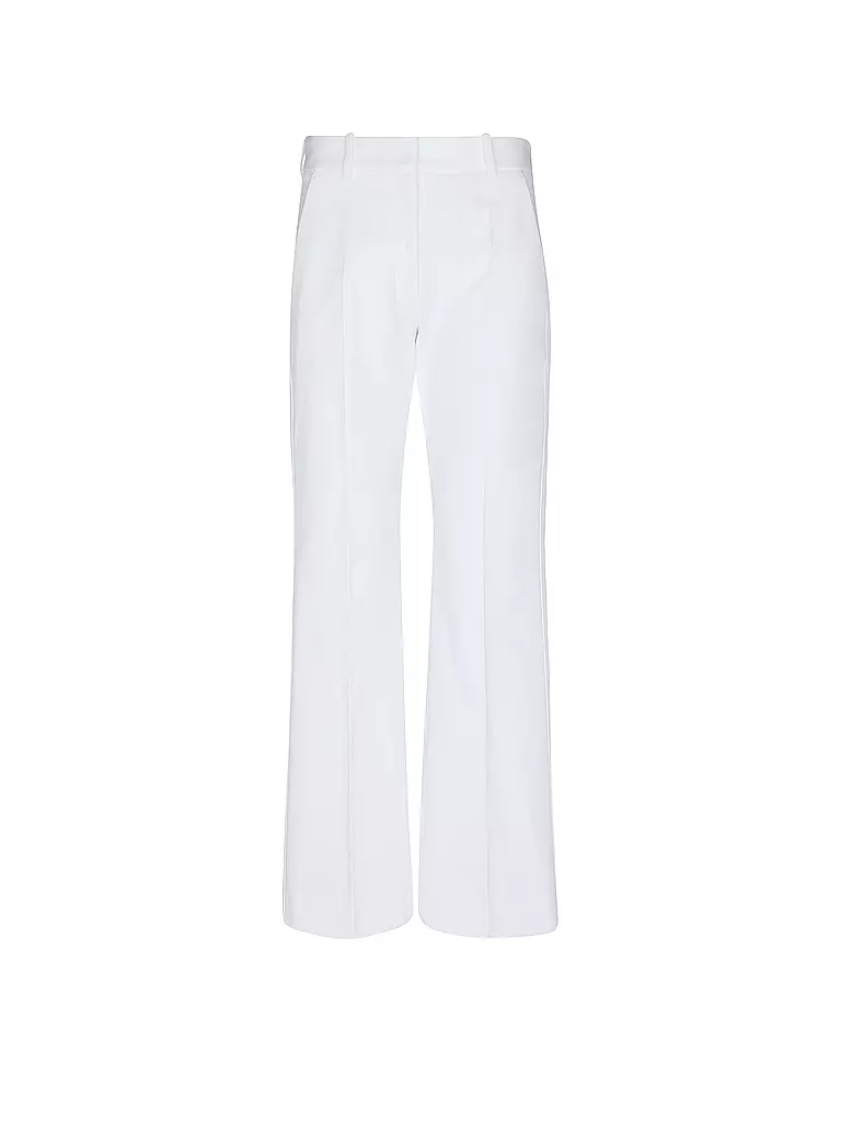 CALVIN KLEIN Hose Bootcut Fit weiss
