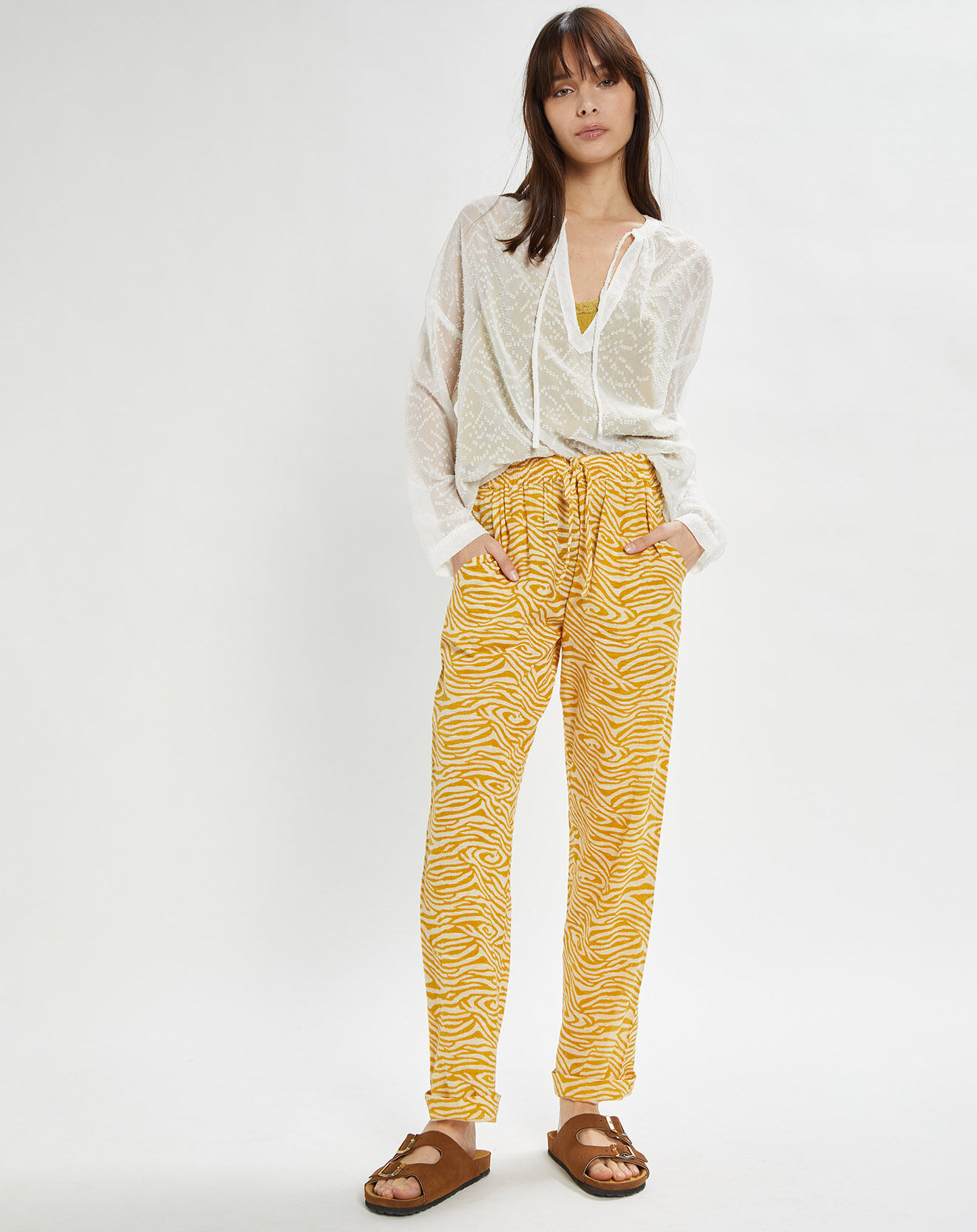 Stella Forest Pantalon droit Zaire ambre