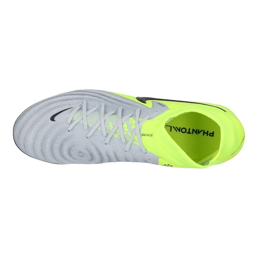 Nike Phantom Luna II Pro FG Mad Voltage - Argenté/Noir/Jaune Fluo